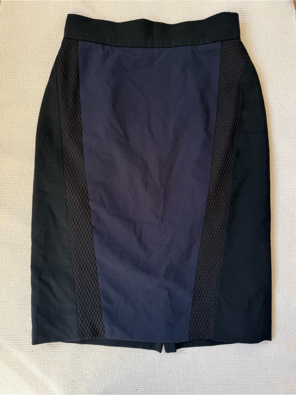 Tahari Color Block Pencil Skirt Size 2
